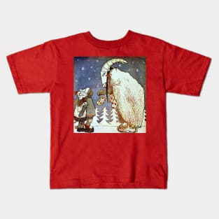 Yule Goat Julbocken - John Bauer Kids T-Shirt